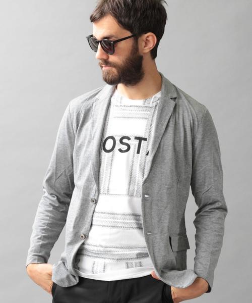 BEAUTY&YOUTH UNITED ARROWS(ビューティーアンドユースユナイテッドアローズ)の「BY 80/2 ハイゲージ TEEジャケット◆(テーラードジャケット・メンズ・ライトグレー/グレー/ネイビー・SMALL/MEDIUM/LARGE/X-LARGE)」の13枚目の写真