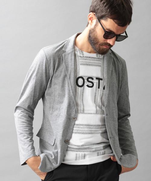 BEAUTY&YOUTH UNITED ARROWS(ビューティーアンドユースユナイテッドアローズ)の「BY 80/2 ハイゲージ TEEジャケット◆(テーラードジャケット・メンズ・ライトグレー/グレー/ネイビー・SMALL/MEDIUM/LARGE/X-LARGE)」の18枚目の写真