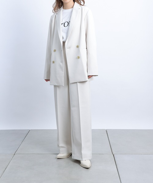 COLONY 2139（コロニートゥーワンスリーナイン）の「ストレッチイージーワイドパンツ（その他パンツ・レディース・ブラック/ベージュ/ホワイト系その他・MEDIUM/LARGE/SMALL）」の4枚目の写真