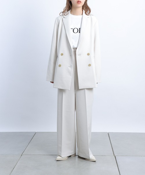 COLONY 2139（コロニートゥーワンスリーナイン）の「ストレッチイージーワイドパンツ（その他パンツ・レディース・ブラック/ベージュ/ホワイト系その他・MEDIUM/LARGE/SMALL）」の6枚目の写真