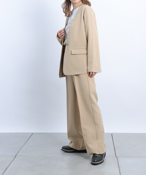 COLONY 2139（コロニートゥーワンスリーナイン）の「ストレッチイージーワイドパンツ（その他パンツ・レディース・ブラック/ベージュ/ホワイト系その他・MEDIUM/LARGE/SMALL）」の13枚目の写真