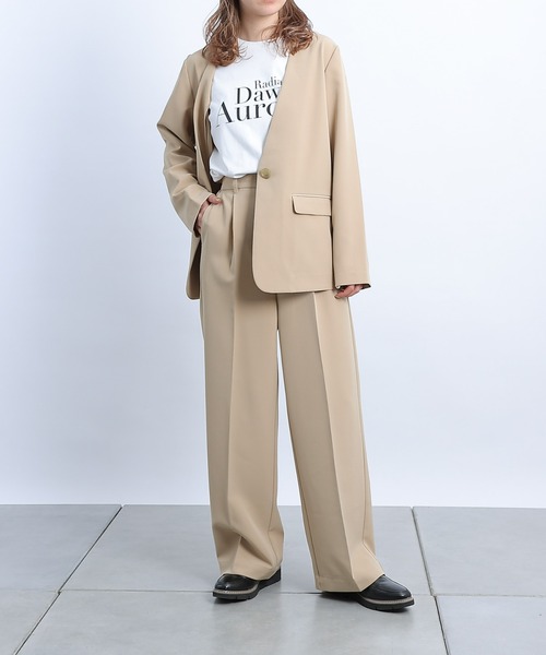 COLONY 2139（コロニートゥーワンスリーナイン）の「ストレッチイージーワイドパンツ（その他パンツ・レディース・ブラック/ベージュ/ホワイト系その他・MEDIUM/LARGE/SMALL）」の14枚目の写真