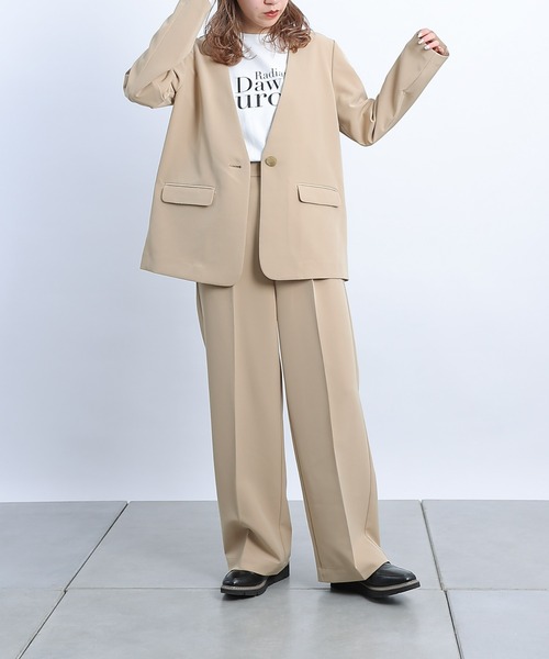 COLONY 2139（コロニートゥーワンスリーナイン）の「ストレッチイージーワイドパンツ（その他パンツ・レディース・ブラック/ベージュ/ホワイト系その他・MEDIUM/LARGE/SMALL）」の16枚目の写真