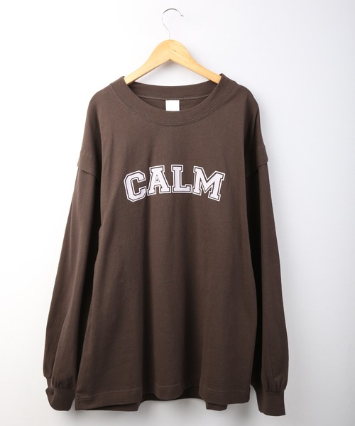spiritoso（スピリトーゾ）の「spiritoso ロゴプリントタックロンT 長袖（Tシャツ/カットソー・レディース・ベージュ/オフホワイト/オリーブ/チャコール・F）」の20枚目の写真
