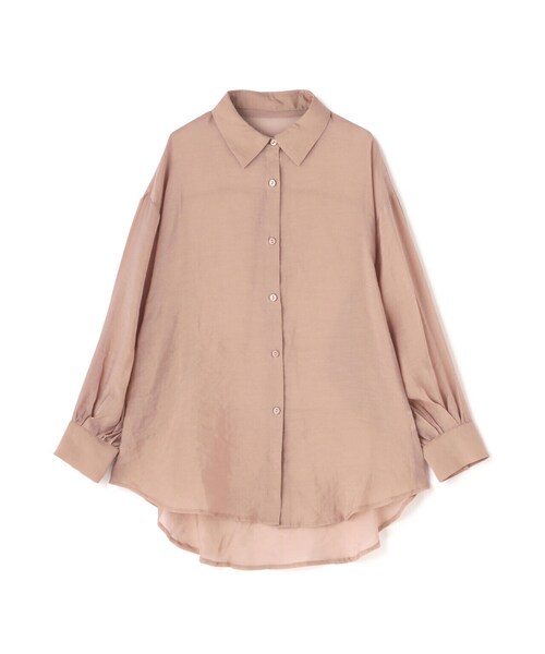 FREE'S MART（フリーズマート）の「◆シアールーズシャツ（シャツ/ブラウス・レディース・ブルー/ベージュ/ホワイト/ピンク・SMALL/MEDIUM）」の2枚目の写真