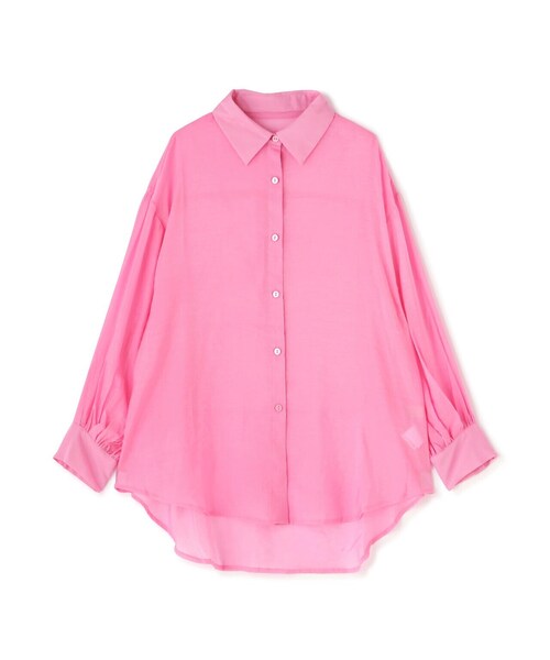 FREE'S MART（フリーズマート）の「◆シアールーズシャツ（シャツ/ブラウス・レディース・ブルー/ベージュ/ホワイト/ピンク・SMALL/MEDIUM）」の4枚目の写真