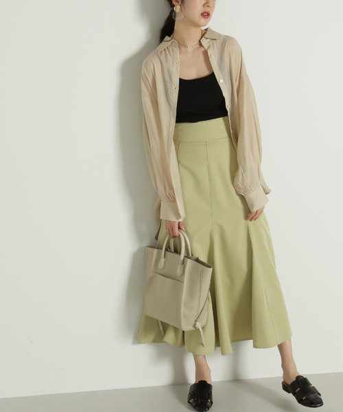 FREE'S MART（フリーズマート）の「◆シアールーズシャツ（シャツ/ブラウス・レディース・ブルー/ベージュ/ホワイト/ピンク・SMALL/MEDIUM）」の8枚目の写真