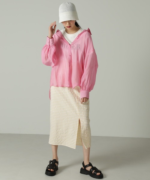 FREE'S MART（フリーズマート）の「◆シアールーズシャツ（シャツ/ブラウス・レディース・ブルー/ベージュ/ホワイト/ピンク・SMALL/MEDIUM）」の15枚目の写真