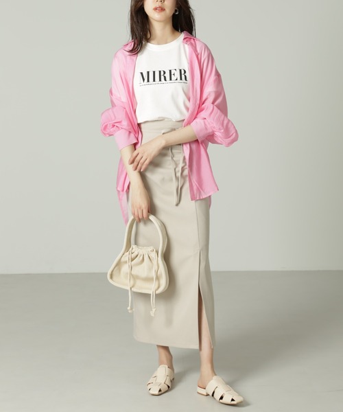 FREE'S MART（フリーズマート）の「◆シアールーズシャツ（シャツ/ブラウス・レディース・ブルー/ベージュ/ホワイト/ピンク・SMALL/MEDIUM）」の19枚目の写真