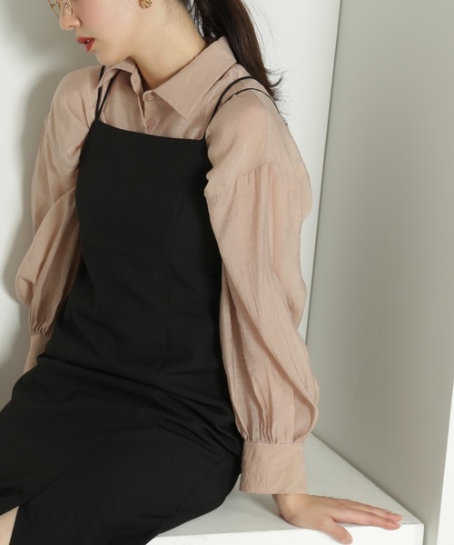 FREE'S MART（フリーズマート）の「◆シアールーズシャツ（シャツ/ブラウス・レディース・ブルー/ベージュ/ホワイト/ピンク・SMALL/MEDIUM）」の17枚目の写真