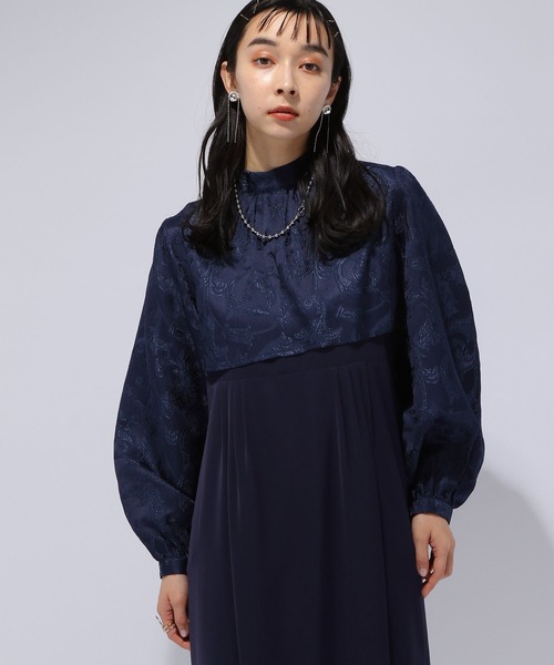HARE（ハレ）の「2Pジャガードボレロ＊キャミワンピース(HARE)（ワンピース・レディース・ネイビー/ブラック・FREE）」の17枚目の写真