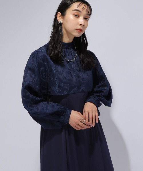 HARE（ハレ）の「2Pジャガードボレロ＊キャミワンピース(HARE)（ワンピース・レディース・ネイビー/ブラック・FREE）」の18枚目の写真