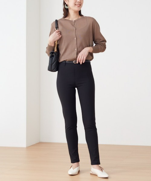 Tuche(トゥシェ)の「Tuche/トゥシェ ストレッチパンツ スキニースタイル レーヨン混 フルレングス丈(その他パンツ・レディース・ブラック/ネイビー/サンドベージュ/グレー系その他・MEDIUM/LARGE/X-LARGE)」の17枚目の写真