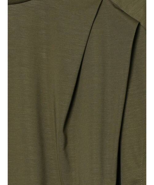 ELENDEEK（エレンディーク）の「ショルダータックカットソー（Tシャツ/カットソー・レディース・オフホワイト/ブラック/グリーン/カーキ・FREE）」の16枚目の写真