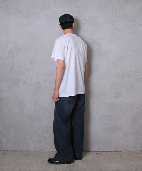 HOUSTON(ヒューストン)の「USA COTTON DENIM SAILOR PANTS(デニムパンツ・メンズ・ライトインディゴブルー/ダークインディゴブルー/インディゴブルー・M/L/XL)」の8枚目の写真