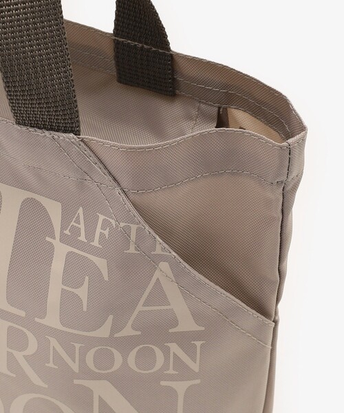 Afternoon Tea（アフタヌーンティー）の「スリットポケット付きロゴバッグSS（エコバッグ/サブバッグ・レディース・ベージュ・ONE SIZE）」の5枚目の写真