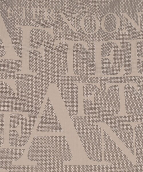 Afternoon Tea（アフタヌーンティー）の「スリットポケット付きロゴバッグSS（エコバッグ/サブバッグ・レディース・ベージュ・ONE SIZE）」の6枚目の写真