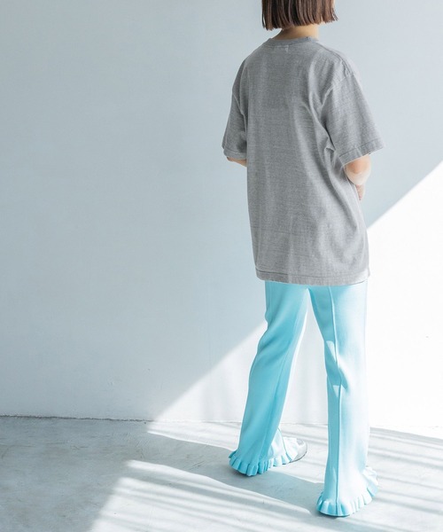 yuw（ユウ）の「フリルリブニットパンツ　193507（その他パンツ・レディース・ブラック/ブルー・FREE）」の19枚目の写真