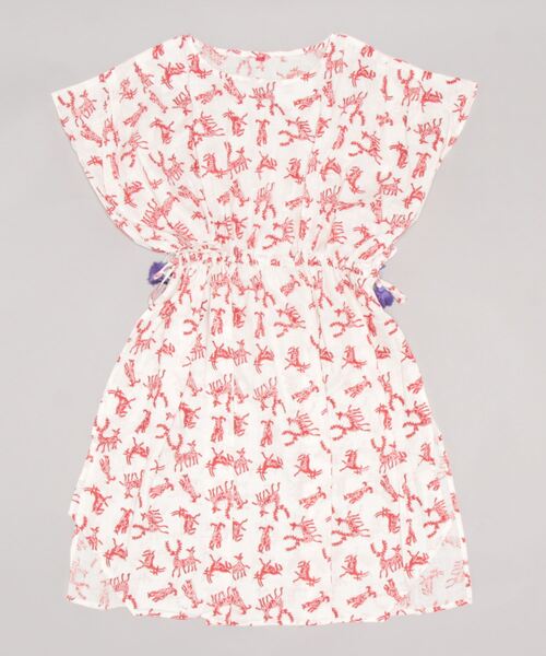 チャイハネ（チャイハネ）の「【チャイハネ】マルリントブロックプリントワンピース（ワンピース・レディース・ホワイト/イエロー/ブルー/グリーン・FREE）」の21枚目の写真