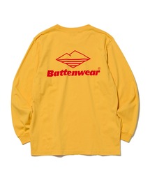 【Battenwear/バテンウェア】米国製　長袖ロゴTシャツ/TEAM L/S POCKET TEE