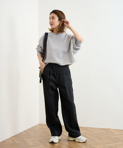 フレームワーク　ショートワイドSWEAT FRAMeWORK ショートワイドSWEAT