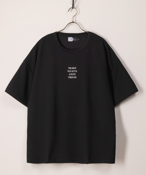 SlashDate(スラッシュデイト)の「梨地プリントTシャツ/バックプリント/ネックレス付き(Tシャツ/カットソー・メンズ・ホワイト系その他/ホワイト/ブラック系その他/ブラック・M/L)」の10枚目の写真