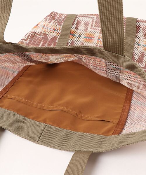 PENDLETON（ペンドルトン）の「【PENDLETON/ペルデルトン】メッシュトートL（トートバッグ・レディース・オフホワイト/ベージュ・FREE）」の3枚目の写真