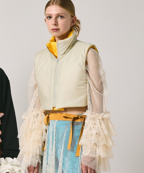 non tokyo REVERSIBLE BATTING VEST ダウンベスト NON TOKYO（ノントーキョー）の「REVERSIBLE BATTING VEST