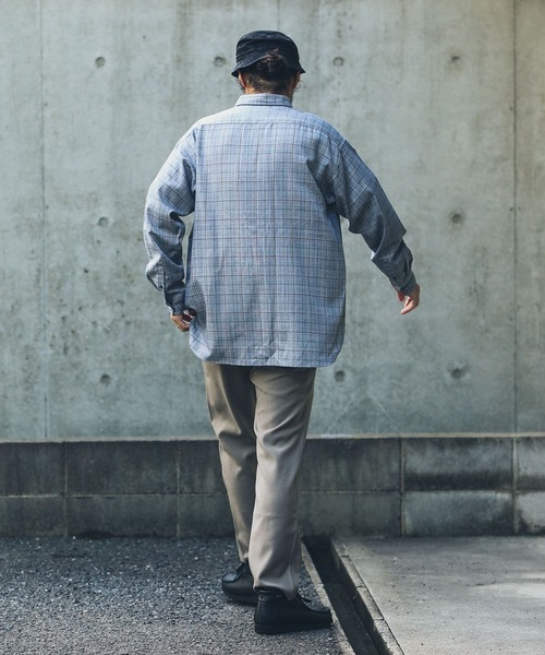 URBAN RESEARCH Sonny Label（アーバンリサーチサニーレーベル）の「TRグレンチェックシャツ（シャツ/ブラウス・メンズ・ブルー系その他/ブラウン系その他・LARGE/MEDIUM）」の12枚目の写真
