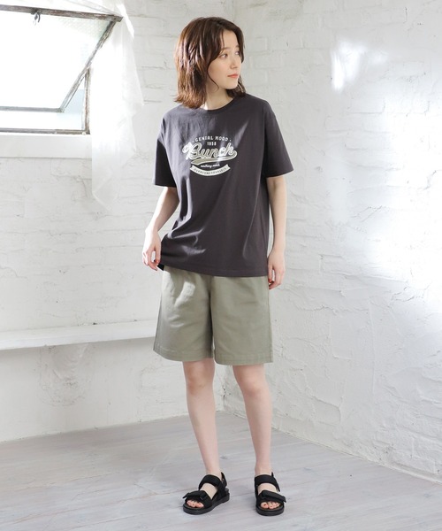 Honeys（ハニーズ）の「ハーフパンツ（その他パンツ・レディース・カーキ/アイボリー/ベージュ/ブラック・S/M/L/LL）」の10枚目の写真