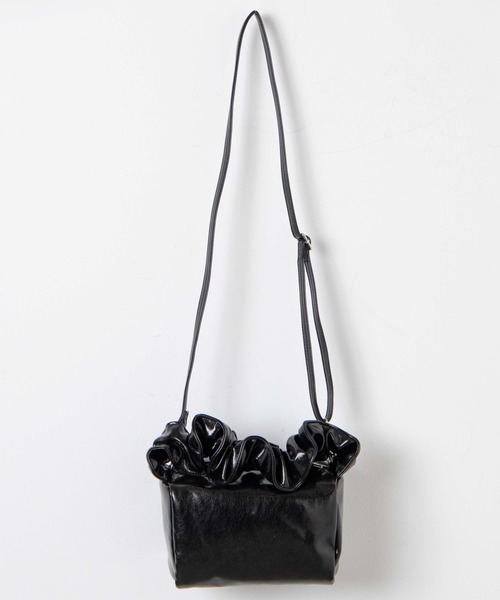 WEGO（ウィゴー）の「WEGO/【一部店限定】ハンドルフリルショルダーバッグ（ショルダーバッグ・レディース・グリーン/シルバー/ブラック・FREE）」の17枚目の写真