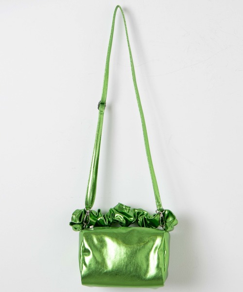 WEGO（ウィゴー）の「WEGO/【一部店限定】ハンドルフリルショルダーバッグ（ショルダーバッグ・レディース・グリーン/シルバー/ブラック・FREE）」の7枚目の写真