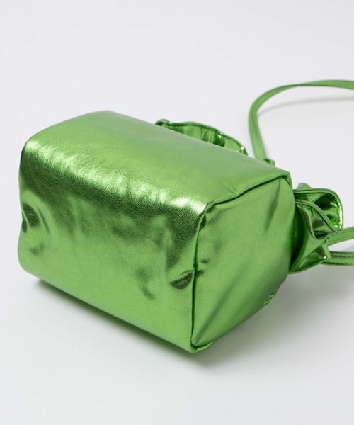 WEGO（ウィゴー）の「WEGO/【一部店限定】ハンドルフリルショルダーバッグ（ショルダーバッグ・レディース・グリーン/シルバー/ブラック・FREE）」の9枚目の写真