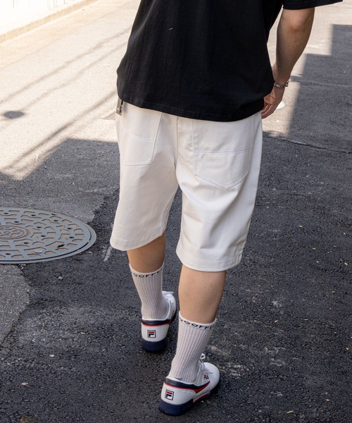 SOUTHPOLE/極太シルエット バギー カラーショーツ（デニムパンツ