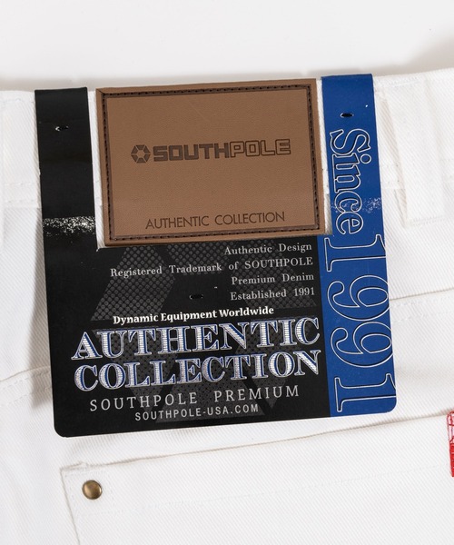 SOUTHPOLE/極太シルエット バギー カラーショーツ（デニムパンツ