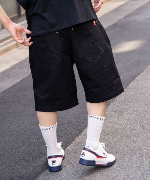 SOUTHPOLE/極太シルエット バギー カラーショーツ（デニムパンツ