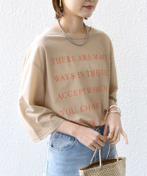 ロゴシアーカットソー COCOMOMO tシャツ 「2タイプ×カラー展開あり」 シアートップス