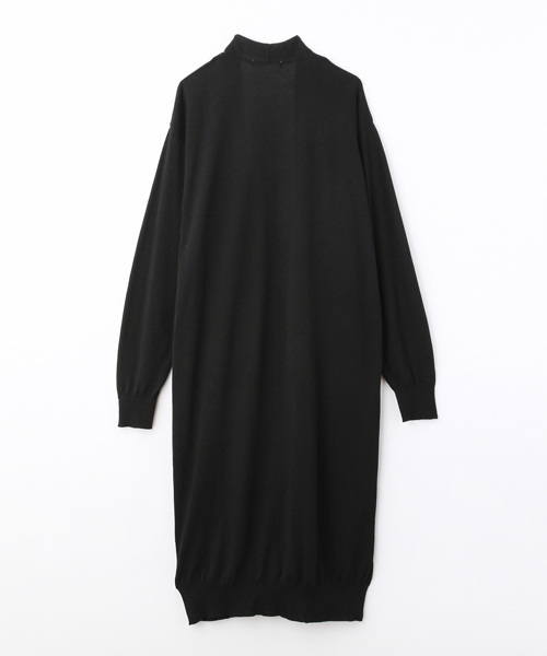 AMERICAN RAG CIE（アメリカンラグシー）の「AMERICAN RAG CIEハイゲージコットンロングカーディガン/209-MNI-MNHG244　コーディガン（カーディガン/ボレロ・レディース・ブラック/ライトグレー/ネイビー・FREE）」の14枚目の写真