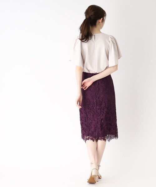 シルキータッチハンカチスリーブトップス【UV/接触冷感/イージーケア/洗濯機洗い可】