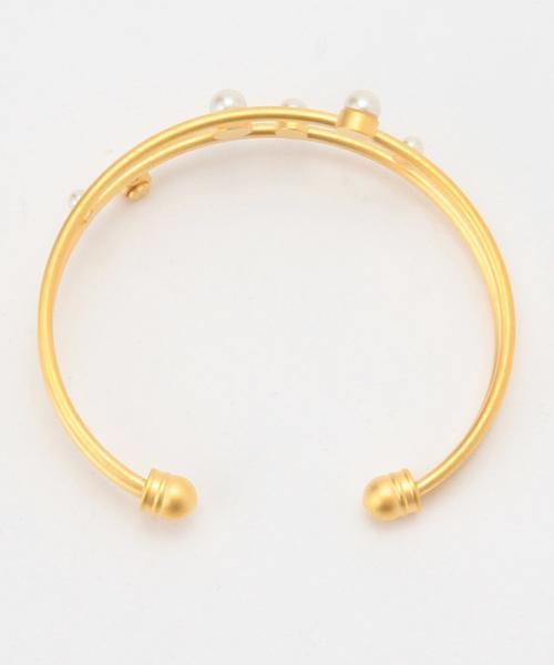 RLIGHTs(ライツ)の「【BAILA1月号掲載】RLIGHTs / 別注 Wラインバングル(バングル/リストバンド・レディース・ゴールド・ONE SIZE)」の3枚目の写真
