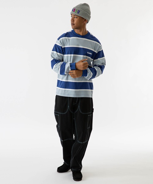 XLARGE（エクストララージ）の「STANDARD LOGO STRIPED L/S TEE