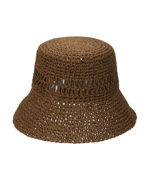 ALEXIA STAM(アリシアスタン)の「Paper Bucket Hat /ペーパーバケットハット(ハット・レディース・ブラック/ブラウン・FREE)」の8枚目の写真