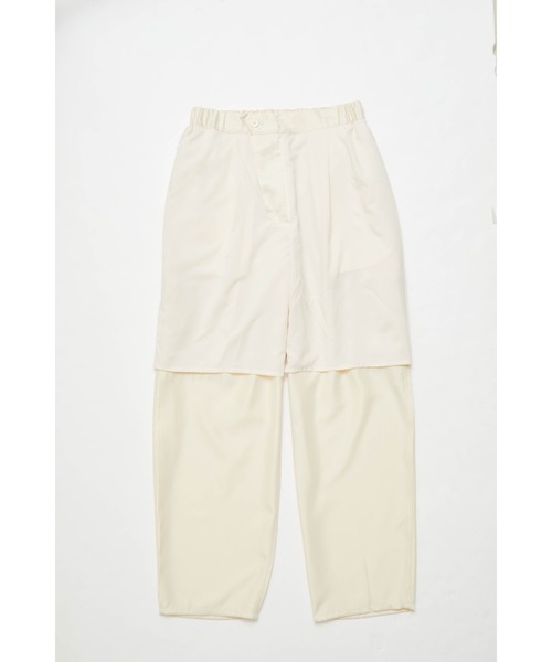【接触冷感・洗える】サテンカーゴパンツ