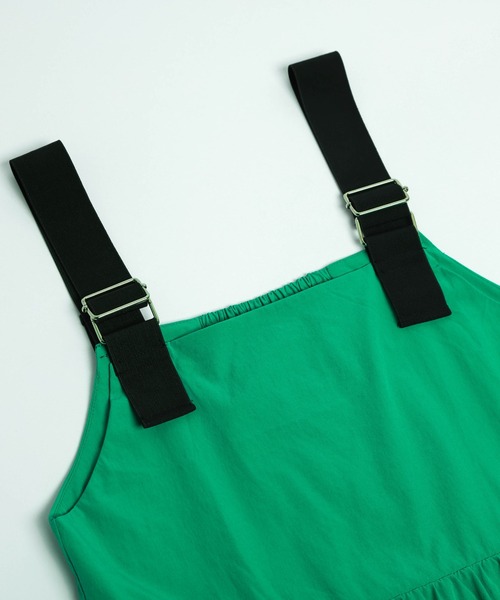 La-gemme（ラジェム）の「ティアードジャンパースカート（スカート・レディース・グレー/ホワイト/ブラック/グリーン・M/L）」の14枚目の写真