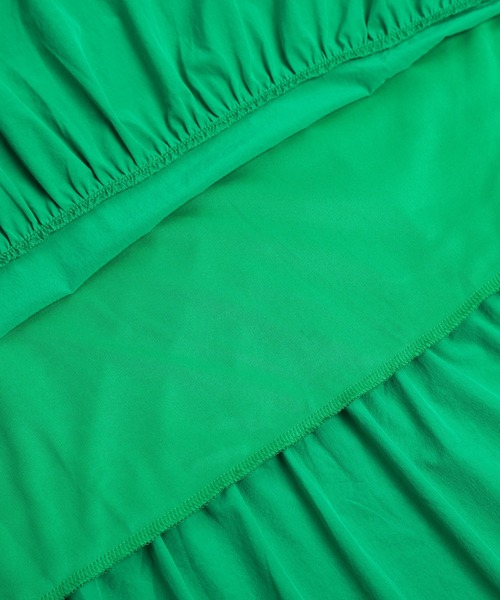 La-gemme（ラジェム）の「ティアードジャンパースカート（スカート・レディース・グレー/ホワイト/ブラック/グリーン・M/L）」の18枚目の写真