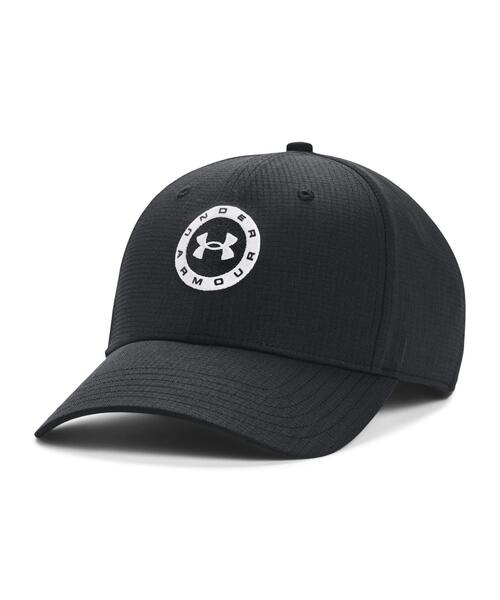 UNDER ARMOUR(アンダーアーマー)の「UAジョーダンスピース ツアー アジャスタブル ハット(ゴルフ/メンズ)(キャップ・メンズ・ブラック系その他3・ONESIZE)」の1枚目の写真