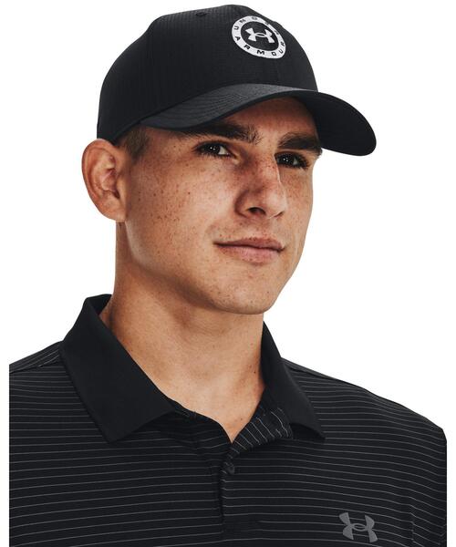 UNDER ARMOUR(アンダーアーマー)の「UAジョーダンスピース ツアー アジャスタブル ハット(ゴルフ/メンズ)(キャップ・メンズ・ブラック系その他3・ONESIZE)」の3枚目の写真