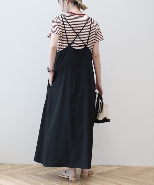 AMERICAN HOLIC（アメリカンホリック）の「丈違いキャミワンピース①（ワンピース・レディース・ブラック/グリーン・M/L）」の2枚目の写真