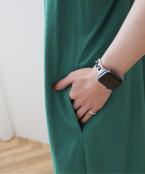 AMERICAN HOLIC（アメリカンホリック）の「丈違いキャミワンピース①（ワンピース・レディース・ブラック/グリーン・M/L）」の13枚目の写真