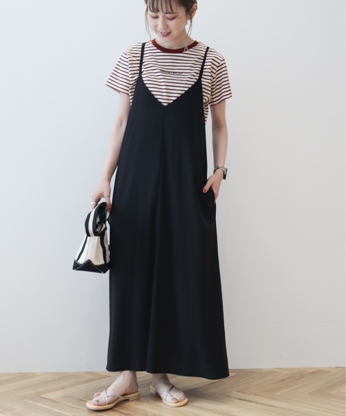 AMERICAN HOLIC（アメリカンホリック）の「丈違いキャミワンピース①（ワンピース・レディース・ブラック/グリーン・M/L）」の18枚目の写真